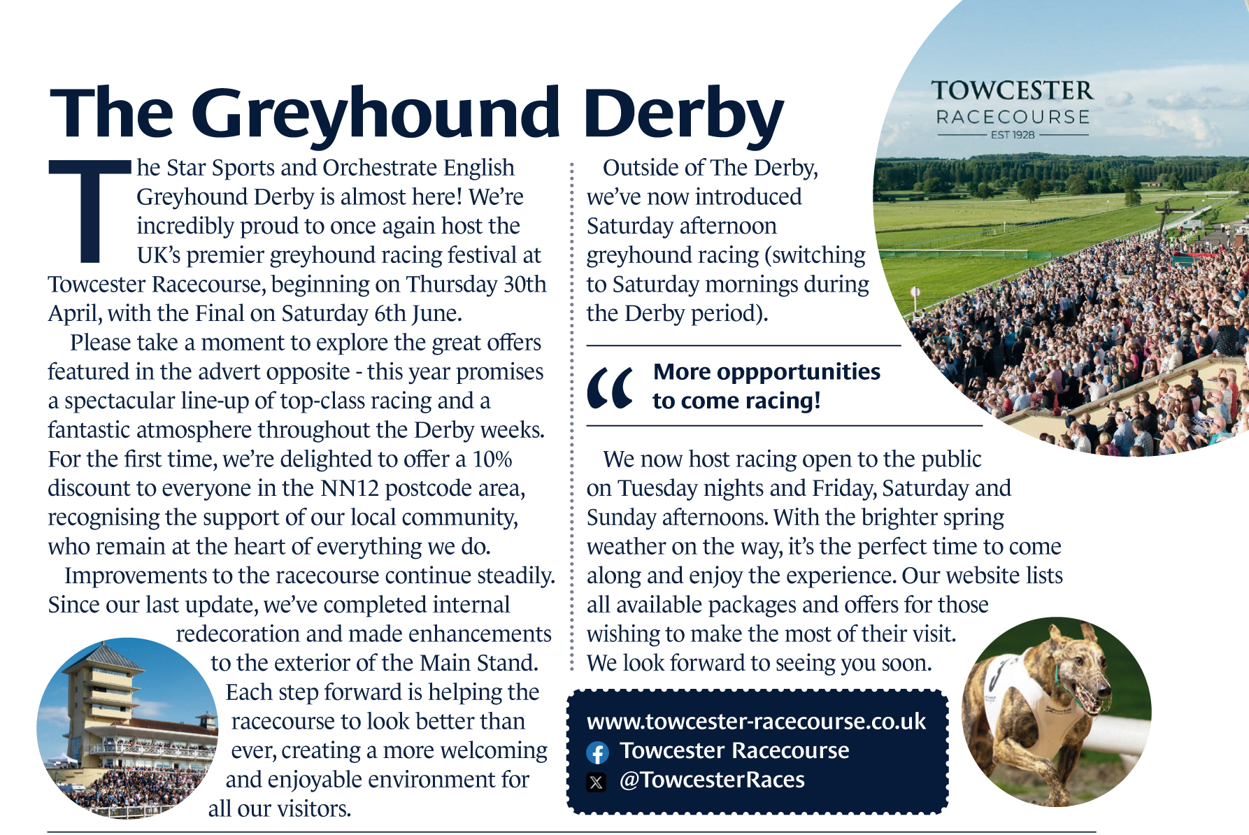 Towcester Racecourse Apr May26